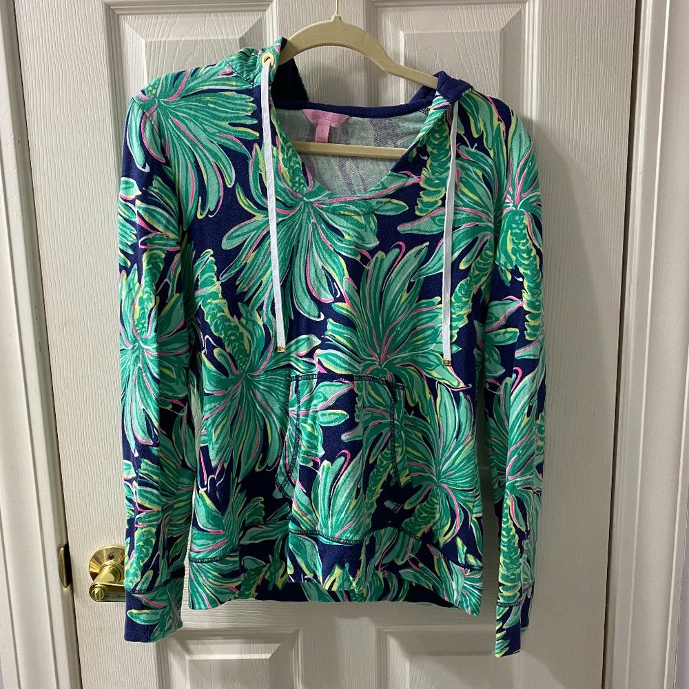 Lilly Pulitzer Wheaton hoodie in Tiger Palm